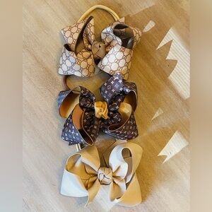 Designer-Inspired Baby Hair Bow Set